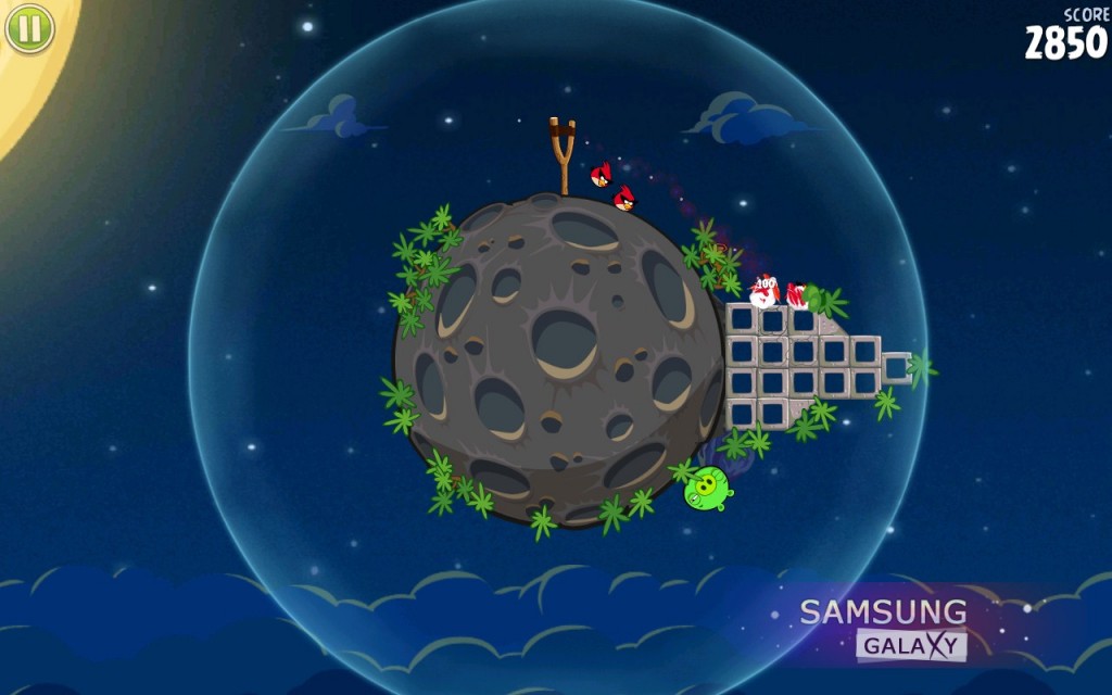 Скриншоты из игры Angry Birds Space для Андроид