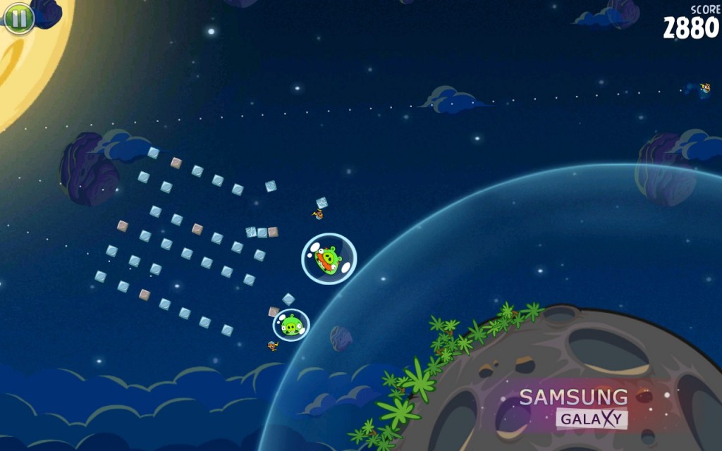 Angry Birds Space для Samsung Galaxy S, S2, Note