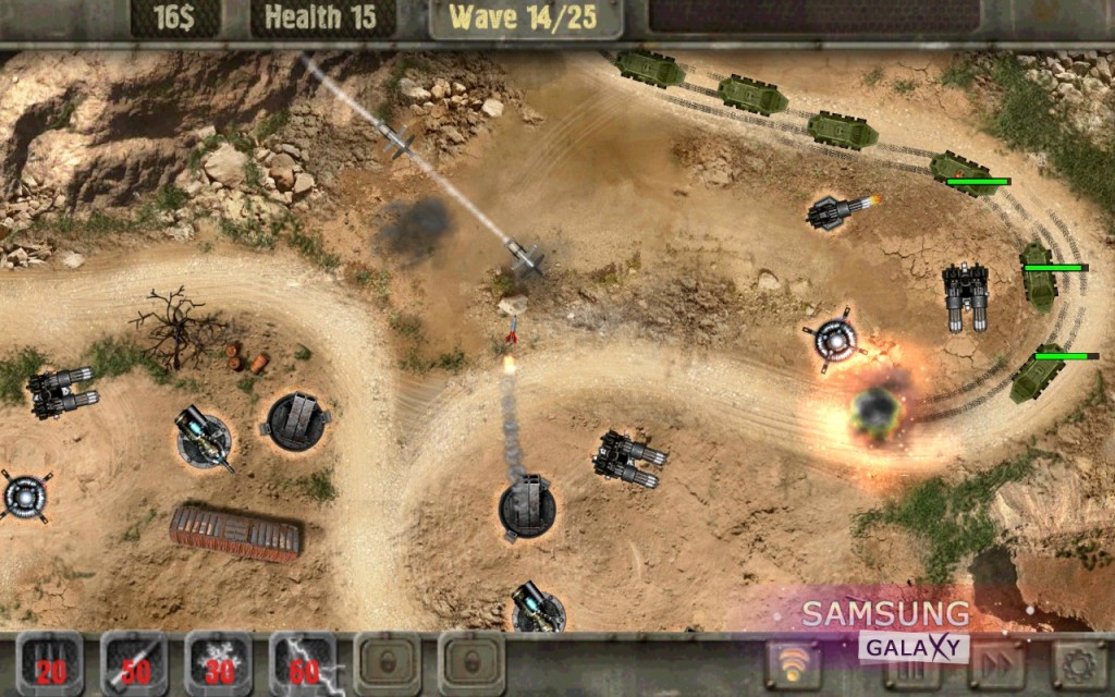 Скриншот из игры Defense zone на Samsung Galaxy Note