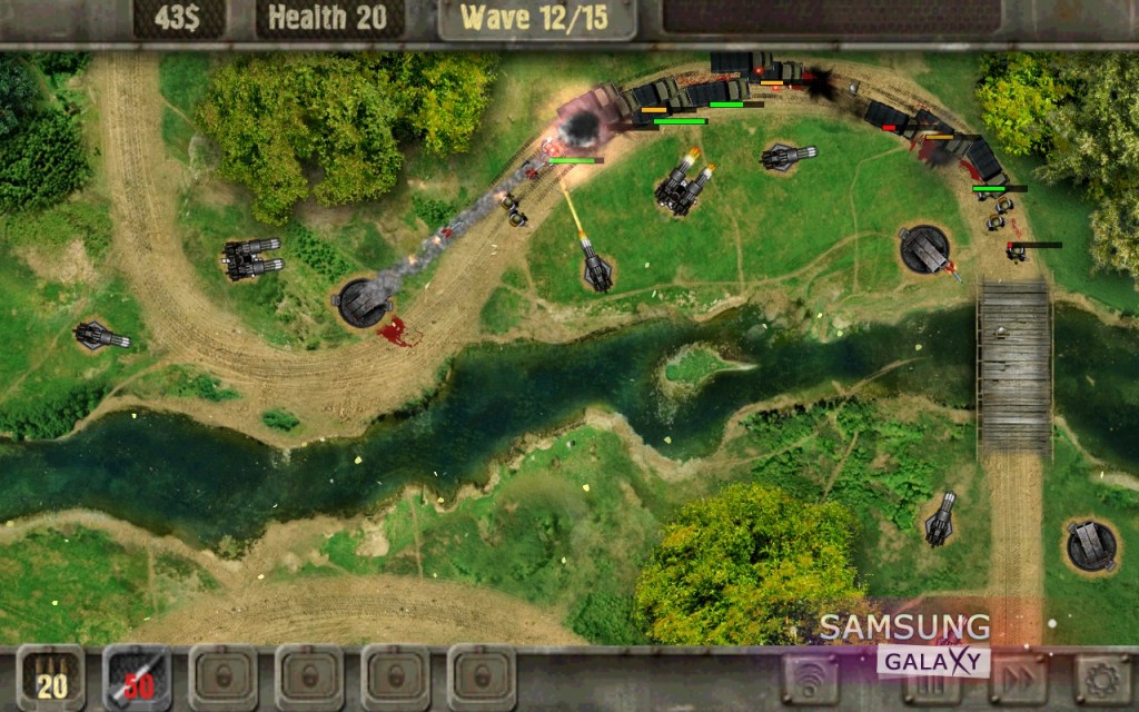 Скриншот из игры Defense zone на Samsung Galaxy Note