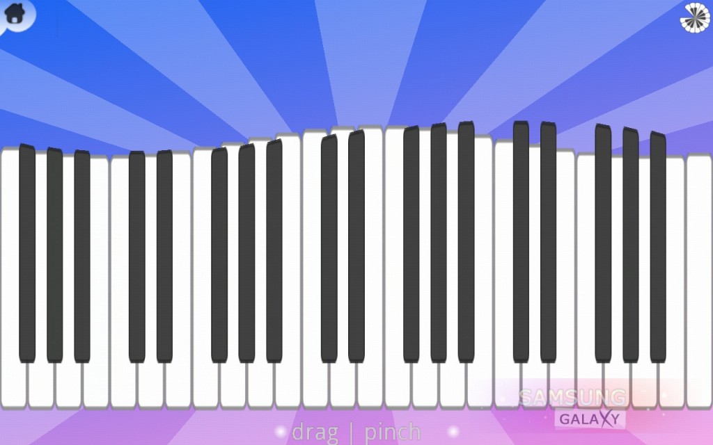 Magic Piano - приложение "пианино" для Samsung Galaxy