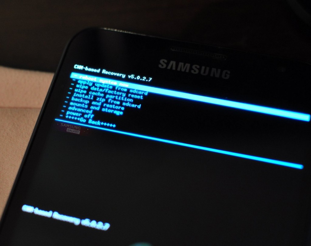 Режим recovery (cwm) на Samsung Galaxy Note N7000