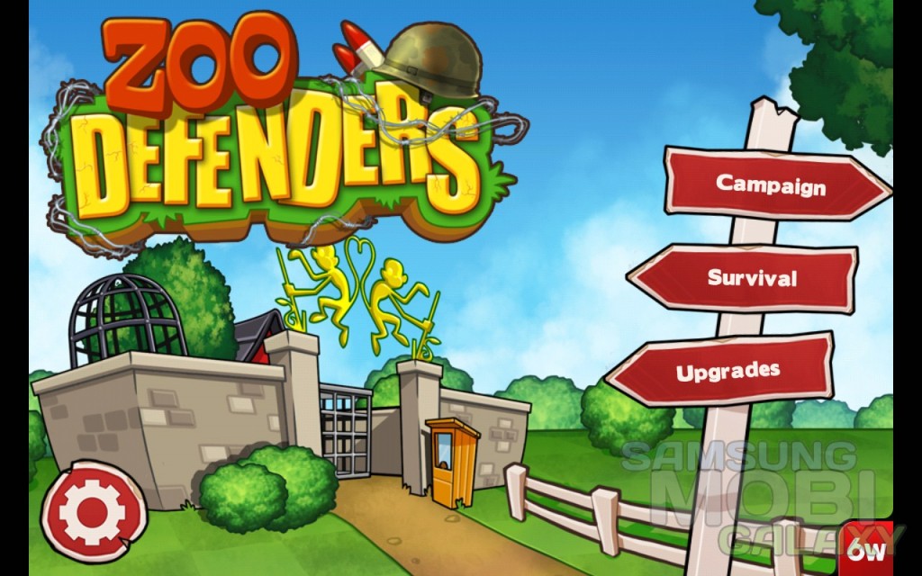 Игра Zoo Defenders для Samsung Galaxy Ace, Note, Gio, S 2, S III