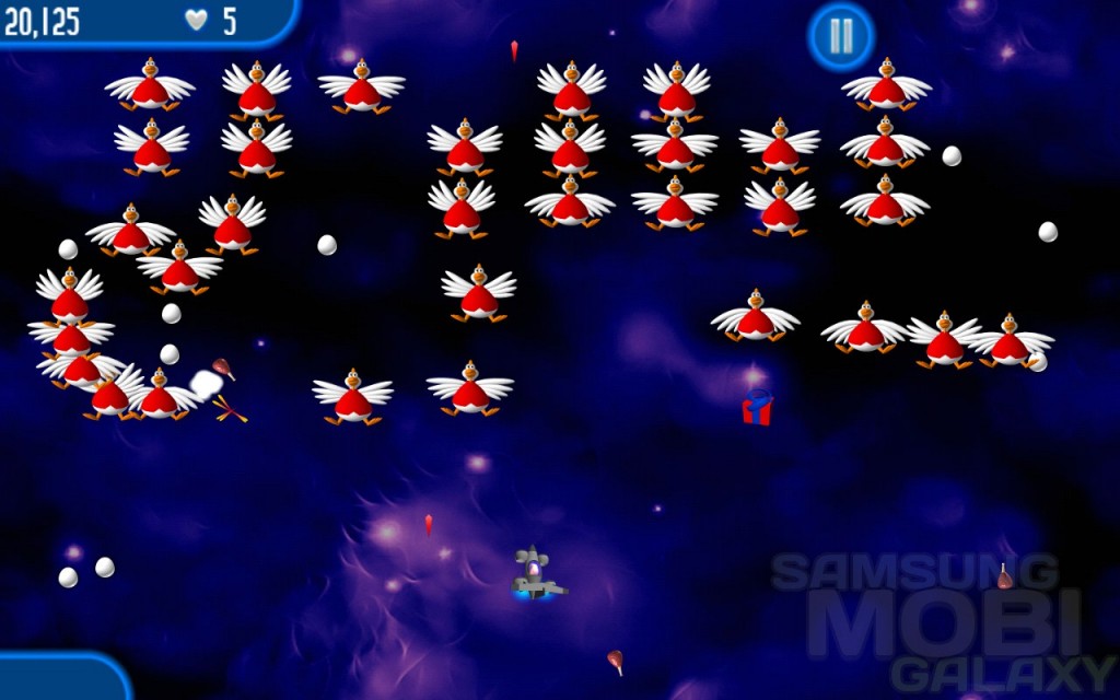 Игра Chicken Invaders 2 для Samsung Galaxy Note Ace2 SIII