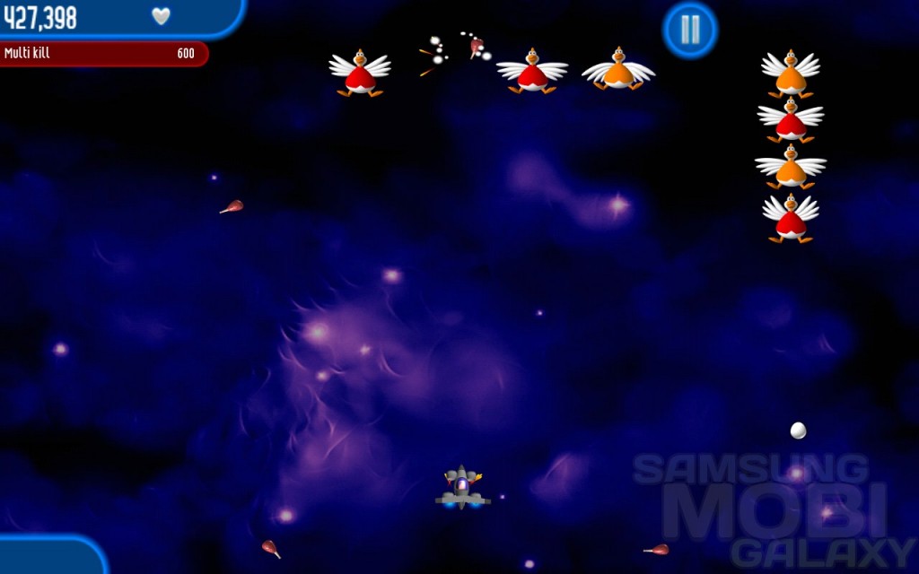 Игра Chicken Invaders 2 для Samsung Galaxy Note Ace2 SIII