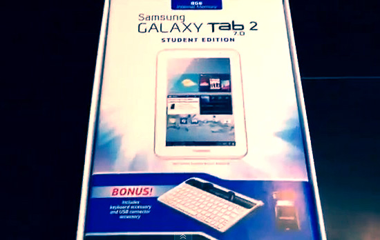 Распаковка Samsung Galaxy Tab 2 7.0 Student Edition