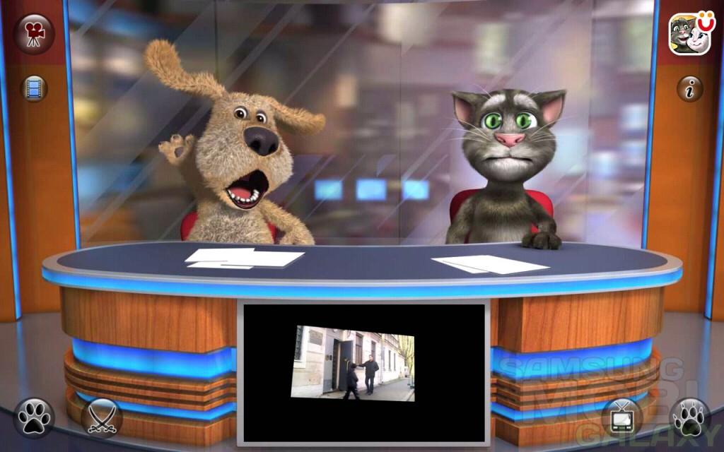 Talking Tom & Ben News - говорящие кот и пес для Samsung Galaxy