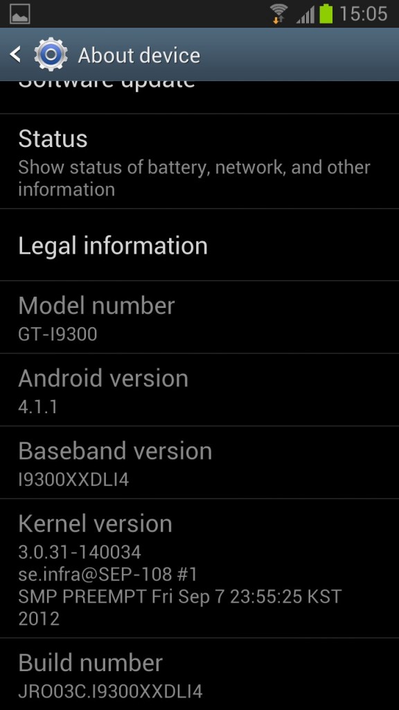 Обновление I9300XXDLI4 для Galaxy S III