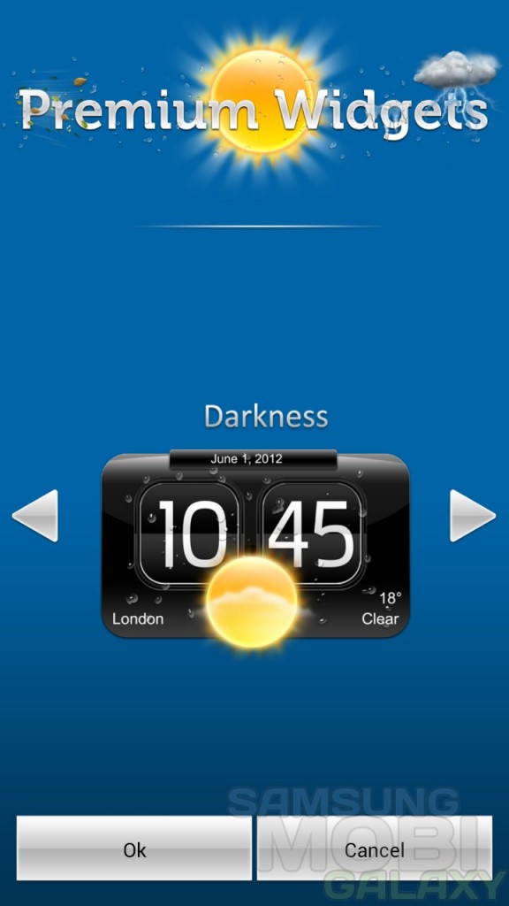 Premium Widgets & Weather - виджеты погоды с часами для Samsung Galaxy