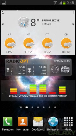 Weather Eye Pro - много виджетов погоды для Android