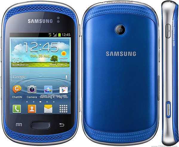 Внешний вид Samsung Galaxy Music (синий)