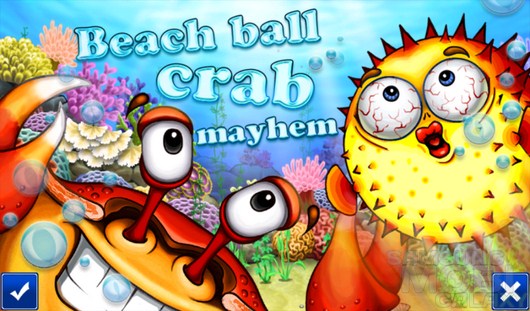 Beach Ball. Crab Mayhem – крабовый волейбол для Android