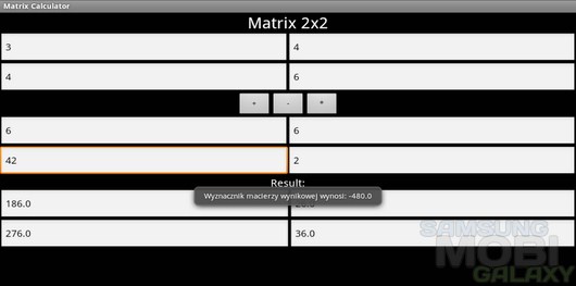 Matrix Calculator – Matrixes – матричные вычисления для Android
