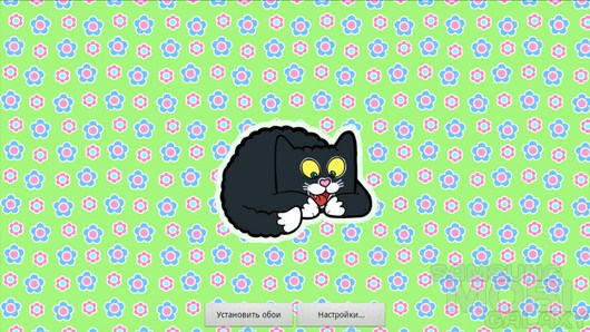 Plush Cat Free – мультяшный котик на экране для Android