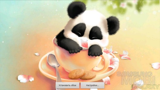 Sleepy Panda Wallpaper – не разбудите милую панду! для Android