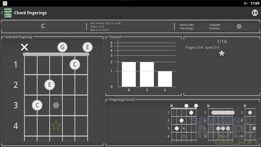 Chord! Free (Guitar Chords) – сборник аккордов для гитары для Android
