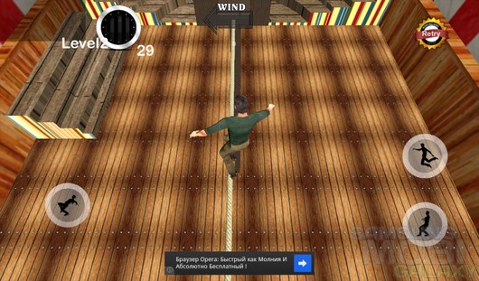 TightRope Walker 3D – держим баланс для Android