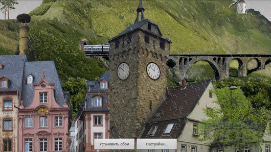 Village PREMIUM Live Wallpaper – живые обои с панорамой тихой деревушки для Android