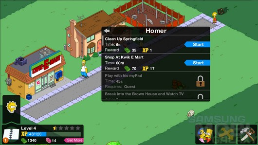 The Simpsons: Tapped Out – отстраиваем Спрингфилд для Android