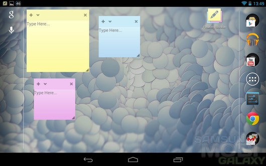 Floating Stickies – удобная заметка для Android
