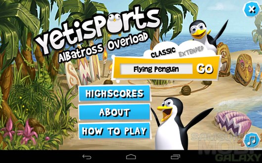 Yetisports 4 – возвращение ети и пингвина для Android