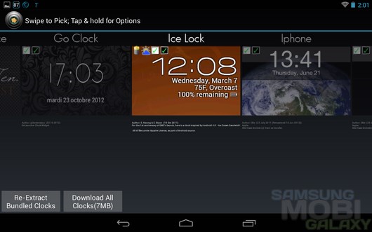 One More Clock Widget – набор часов для Android