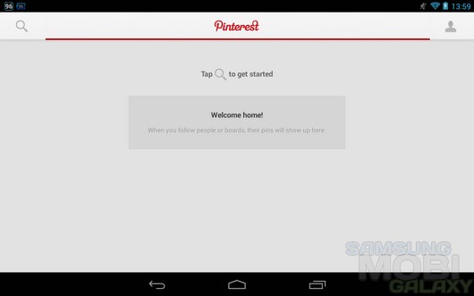 Pinterest – графическая социальная сеть для Android