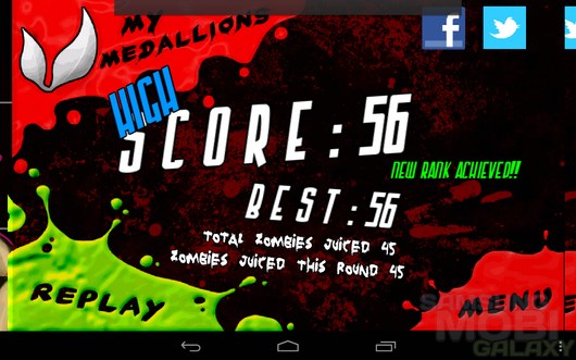 Zombie Juice – давим зомби для Android