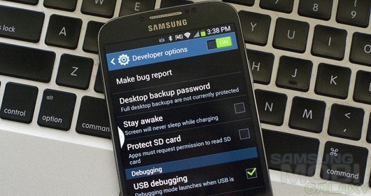Получение доступа к настройкам для разработчиков на Samsung Galaxy S4