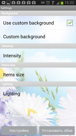 3D Flowers – живые цветы для Android