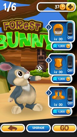 Bunny Run – убегающий кролик для Android