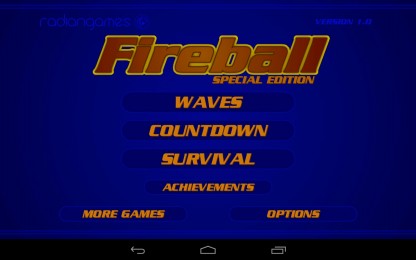 Fireball SE - безумный огненный шар. Аркада для Galaxy Samsung