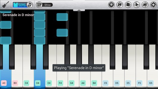 Pianist HD – не простое пианино для Android