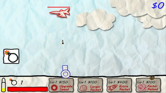 Paper War for 2 Players – бумажные самолеты для Android 