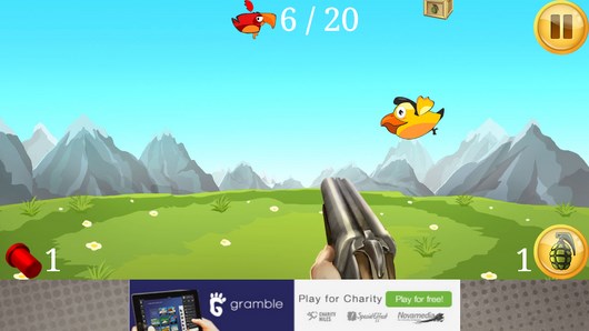 Angry Shooter – охота на попугайчиков