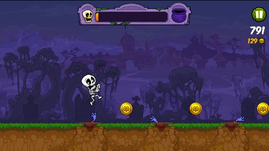 Boney The Runner – убегающий скелет