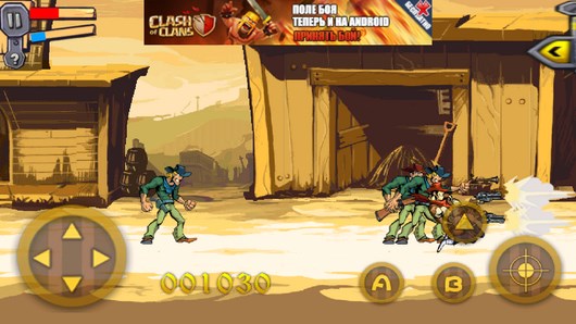 Убейте всех бандитов ДИкого Запада в аркаде Fighter Cowboy для Android