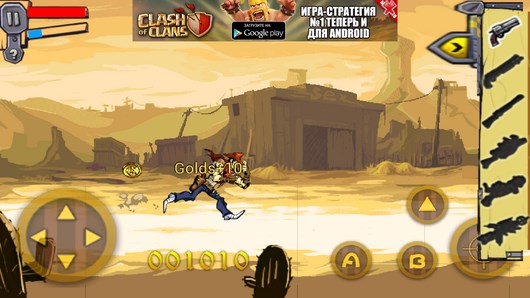 Убейте всех бандитов ДИкого Запада в аркаде Fighter Cowboy для Android