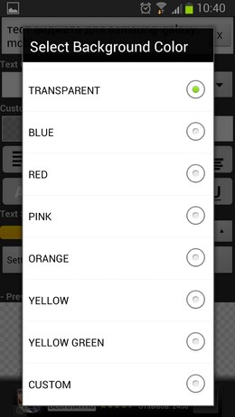 Видежт примечаний Memo Widget для Android