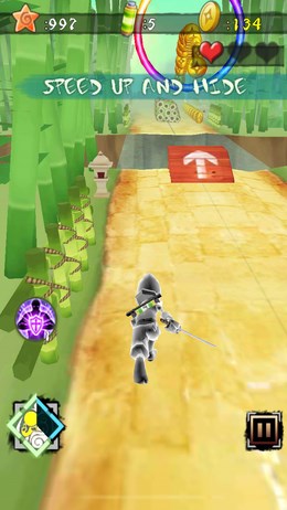 Раннер Ninja Killer: Zombies Run - бесшумный ниндзя для Android