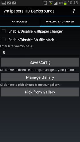 Набор качественных HD-обоев Wallpapers HD Backgrounds для Android