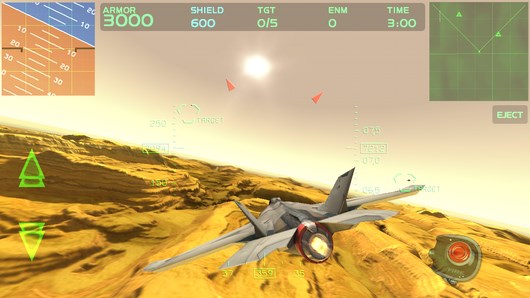 Воздушные сражения в экшене Fractal Combat X для Android