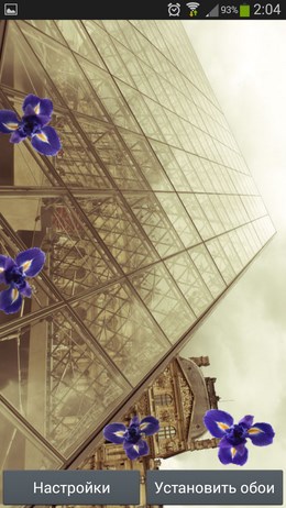 Красивые обои с Парижем Lovely Parisian Live Wallpaper для Android