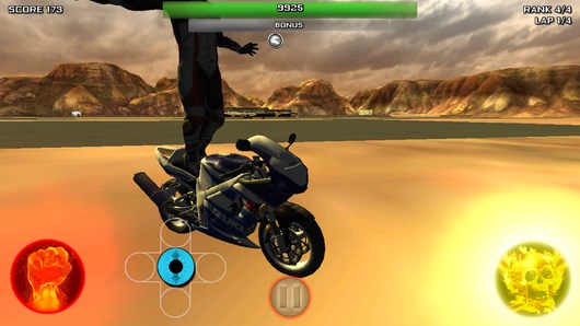 Убойные гонки на мотоциклах Race Stunt Fight для Android