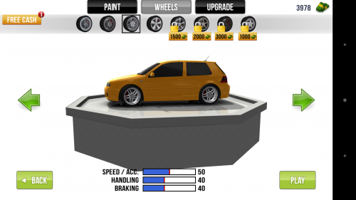Выбор дисков - Traffic Racer, игра для Android