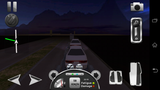 Ночное время - Truck Simulator 3D для Android