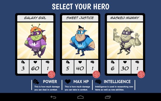 Развиваем корпорацию супергероев в стратегии Middle Manager of Justice для Android