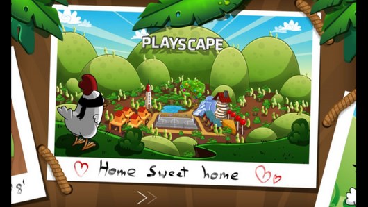 Курица спешит на помощь в Ninja Chicken Adventure Island для Android