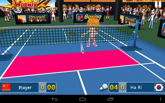 Первый удар в Badminton League 3D для Android