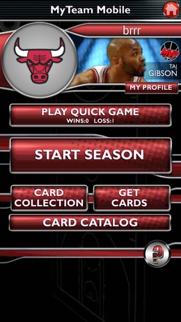 Меню игры NBA 2K14 для Android